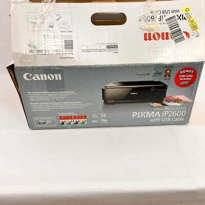 Canon Pixma iP2600 Inkjet Photo Printer Brand New / Open Box - Image 1 of 4