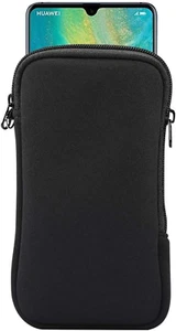 Neoprene Shock Absorbing Proof Pouch Large Cell Phone Sleeve Case Cover W Zipper - Picture 1 of 12