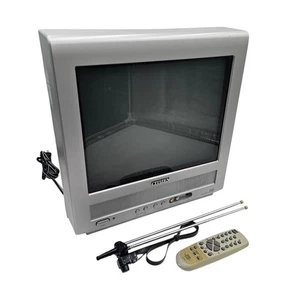 Citizen 14" Pantalla Plana Puro Color Tubo CRT Sintonizador TV Retro Juegos con Control Remoto đź‘€Vid - Imagen 1 de 21