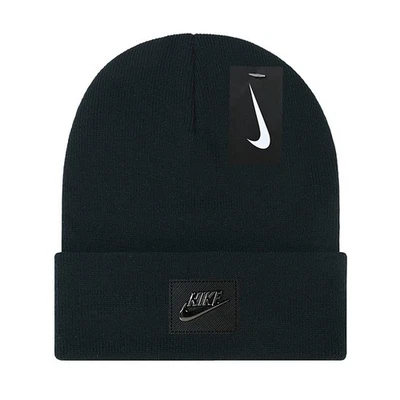 Nike Beanie Men Women Cuffed Winter Hat Knit Cap Warm Cold Weather FREE SHIPPING - Image 1 of 4