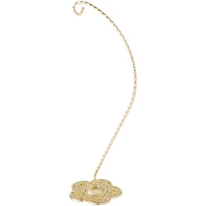 Bard's Filigree Gold-toned Ornament Stand, 9.25" H x 2.75" W x 2.75" D - Picture 1 of 2