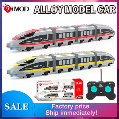 9IMOD RC High-Speed Rail Trains 2.4Ghz Simulated Sound Light Disassembled Car - Image 1 of 4