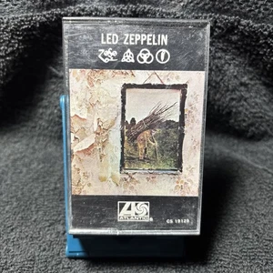 LED ZEPPELIN IV Atlantic Records Classic Rock Cassette Tape Vintage  🔥💎🔥💎 - Picture 1 of 4
