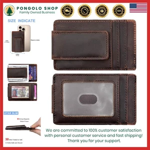 Fermasoldi, Portafoglio con Tasca Frontale, Pelle Marrone_Cavallo Pazzo - Foto 1 di 8