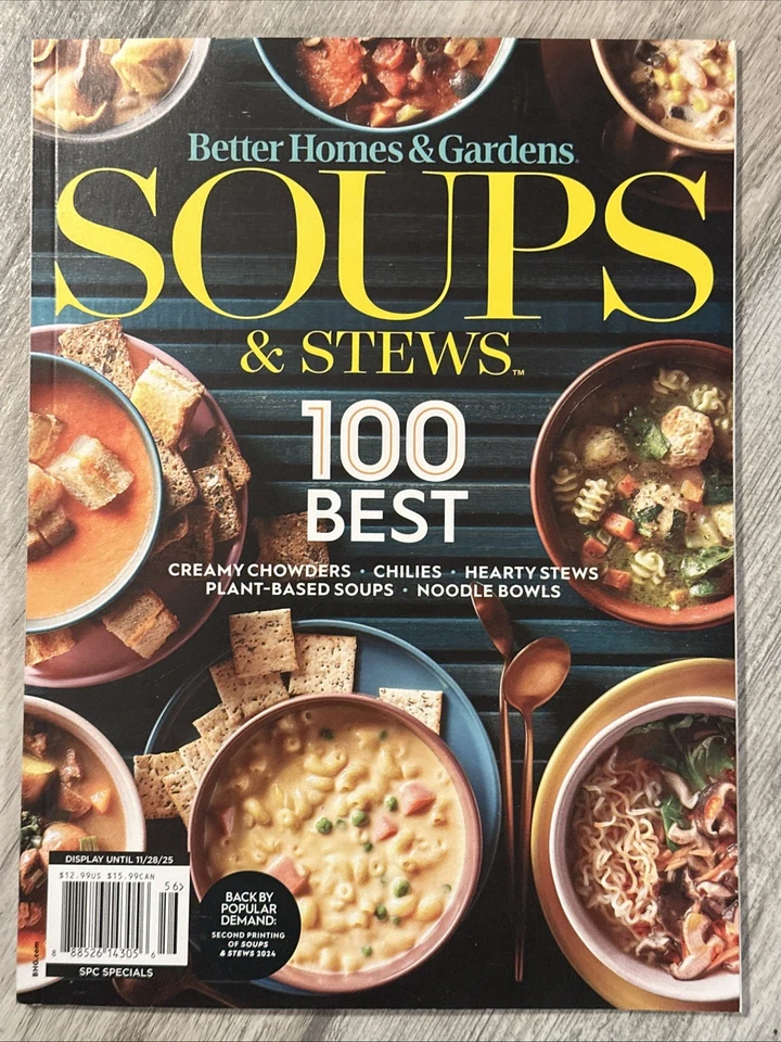 Better Homes & Gardens November 2025 Magazine Soups & Stews Creamy  Chowders - Image 1 of 1