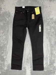 Levis 514 Jeans Mens 34x34 Black Straight Fit Stretch Denim Pants Casual - Picture 1 of 12