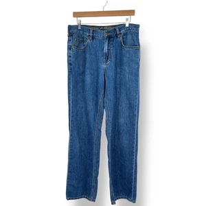 VTG Tommy Bahama Blue Jeans Men 35x32 Black Classic Fit Casual Beach 90s - Picture 1 of 8