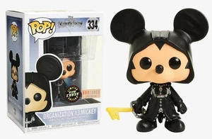 Funko Pop! Kingdom Hearts - Organization 13 Mickey- Glow Chase ltd- Exclusive - Picture 1 of 1