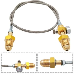 G 5/8in Connecting Hose 2000 Psi 90 Cm For Heavy Duty Argon Tanks High Pressure - Bild 1 von 12