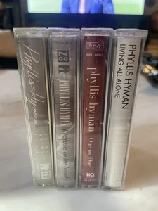 PHYLLIS HYMAN 4x SEALED CASSETTE LOT Living All Alone One On One Prime Of My - Picture 1 of 9