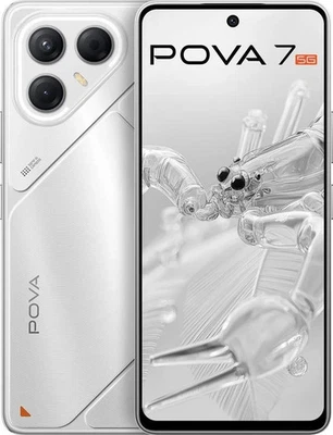 Tecno Pova 7 5G (Silver 256 GB 8 GB RAM) Global Version “NO TARIFFS IN USA” - Image 1 of 4
