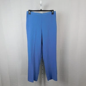 Alfred Dunner Comfort Pull-On Straight Leg Casual Pants 12, Powder Blue #3969 - Picture 1 of 7