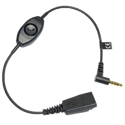 Agfeo Headset Adapterkabel für DECT 33 60 65 70 IP 3,5 Klinke mit PTT Taster - Bild 1 von 3