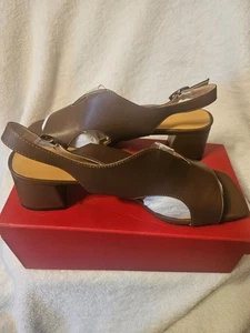 Sandalias Hoy Solo Molo marrón con tiras talla 9,5 - Imagen 1 de 4