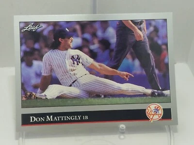 1992 Leaf - Don Mattingly - #57 - New York Yankees - Mint Condition - Image 1 of 2