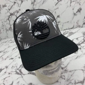Men’s Timberland Black | Grey | White Trucker Hat NWT - Picture 1 of 6