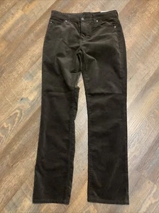 NEW AG Adriano Goldschmied Pants Womens 28 Corduroy Mari Mid Rise Slim Straight - Picture 1 of 15