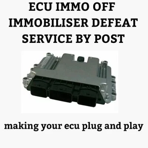 VAUXHALL BOSCH ENGINE ECU IMMO OFF IMMOBILISER DEFEAT SERVICE BY POST - Picture 1 of 1