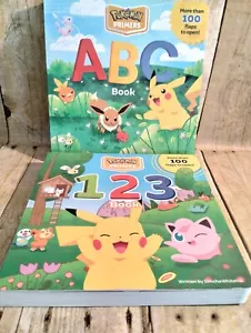 Pokémon Primers: ABC Book & 123 Book Set Of 2 - Foto 1 di 14