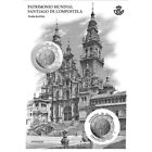 Spagna Prova di Lusso Nº136 Patrimonio Santiago Di Compostela 2018 Argento