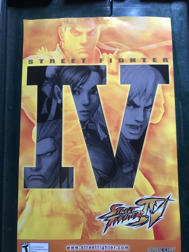 Street Fighter IV 11x17 Original Video Game Poster - Image 1 of 1