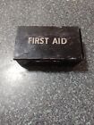 Vintage First Aid Tin And Quiet Hard To Find Contents