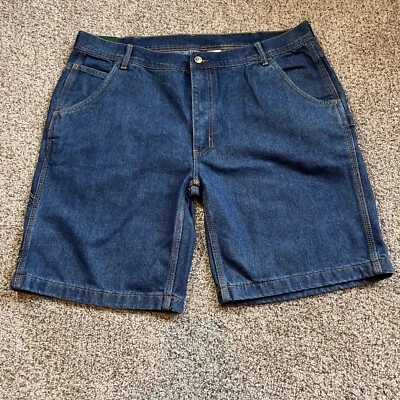 Key 男式木匠牛仔蓝色牛仔裤 40 码工作休闲口袋新品 — 第 1/4 张图片