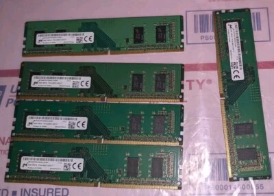 20gb (5x 4GB) Desktop RAM 1Rx16 PC4-19200 DDR4-2400T Samsung 16GB - Image 1 of 2