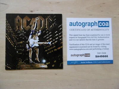 AC/DC Original Autogramm signed CD Booklet "Stiff Upper Lip" ACOA - Bild 1 von 4