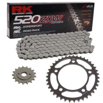 Juego de cadenas Suzuki Sv 650 16-17 cadena RK 520 Zxw 112 abierto 15/46 Foto 1 de 4