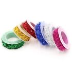 6 x Christmas Tinsel Xmas Tree Colourful Rolls Holiday Decoration Party Prop
