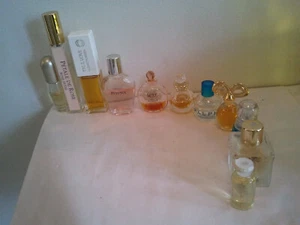 Bulk Lot Of 11 x Assorted New & Not New Miniatures Women's Perfume Fragrances - Picture 1 of 9