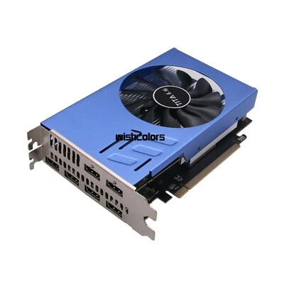 6 Monitor Video Card HDMI Video Graphics Card 2GB DDR5 up to 6 Monitors AMD New - Image 1 of 4