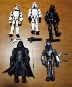 Disney Toybox: Star Wars: Darth, Storm, Shadow Trooper, Jengo 5" Action Figures - Picture 1 of 7