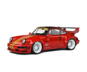 1/18 Porsche 911 (964) RWB Rauh-Welt Sakura 2021 Red Diecast By Solido S1807506 - Picture 1 of 8