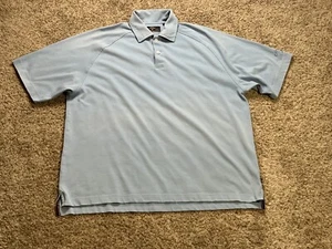 Callaway Shirt Extra Large Blue Mens Casual Stretch Sport Golf Polo Short Sleeve - Picture 1 of 11