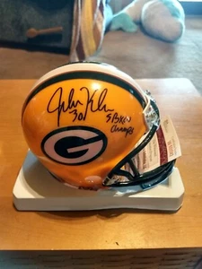 John Kuhn Autographed Green Bay Packers Mini Helmet Jsa Certified - Picture 1 of 1