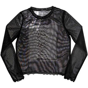 Joy Division Unknown Pleasures Official Merch Women Mesh Top Shirt New - Picture 1 of 2