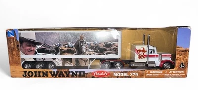 John Wayne Peterbilt 379 1:32 Scale Diecast Semi Truck Trailer New Ray NIB - Image 1 of 4