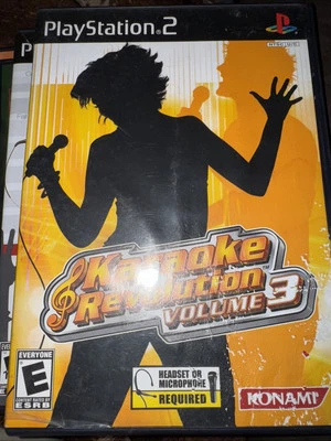 Karaoke Revolution Volume 3 (Sony PlayStation 2, 2004) PS2 CIB Complete w/Manual - Image 1 of 2