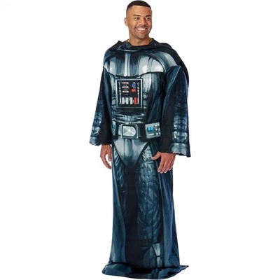 Disfraz de Darth Vader de Star Wars manta con mangas negro Foto 1 de 4