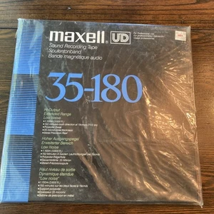 Maxell UD 35-180 N Professional Grade Tape NOS 10.5 Reel-to-Reel Vintage SEALED - Bild 1 von 2