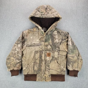 Carhartt Hooded Jacket Coat Unisex Toddler XXS Mossy Oak Camo Insulated 4-5 - Bild 1 von 17