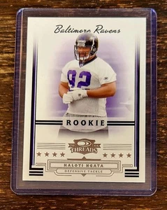 2006 Donruss Threads Haloti Ngata Pewter RC #/250 Baltimore Ravens - Picture 1 of 2