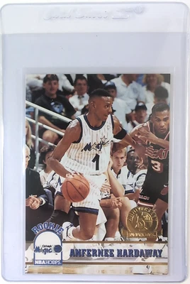1993-94 Hoops #380 Anfernee Hardaway Rookie Gold, GSC Gem Mint 10, grado rápido Foto 1 de 2