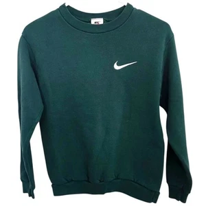 Nike Forest Green 90's Vintage Crewneck Sweater. Sz. M(10-12) - Picture 1 of 8