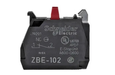 Schneider Electric ZBE-102 Contact Block 600V ac SPST (box of 5) - image 1 of 4