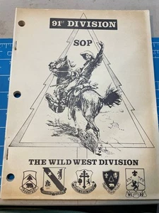 The 91st Infantry Division SOP Standard Operating Procedure 1975 - Picture 1 of 4