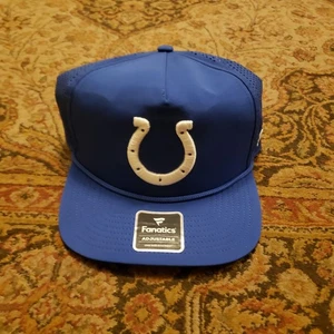 Nuevo INDIANAPOLIS COLTS Sombrero FANATICS Snapback Gorra Ajustable NFL - Imagen 1 de 3