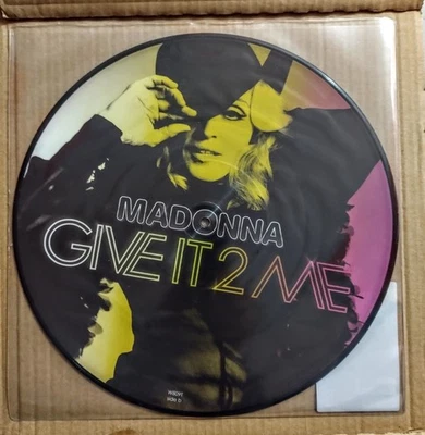 MADONNA GIVE IT TO ME 12"  LTD ED UK PICTURE DISC VINYL MAXI SINGLE - MINT - Image 1 of 3